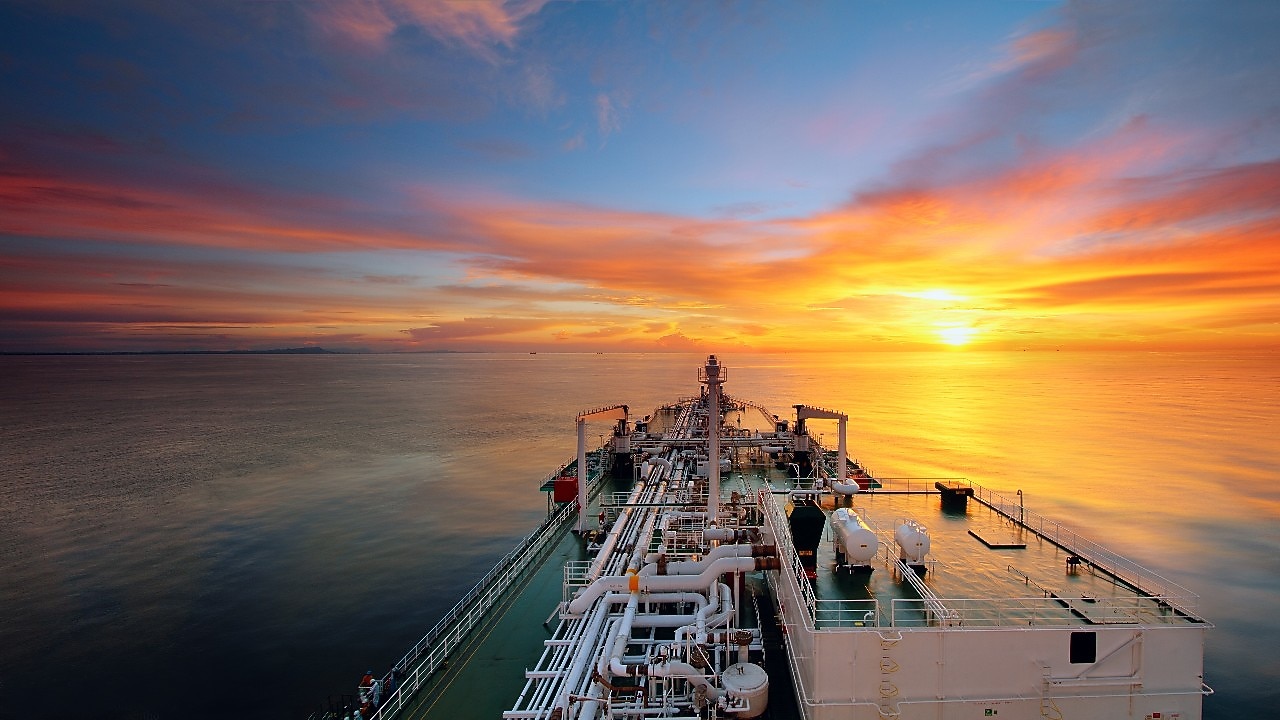 Shipping sunrise