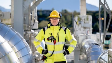 Bård er anleggsjef ved Nyhamna, som tar imot gass fra flere felt i Norskehavet for prosessering og eksport til Europa.