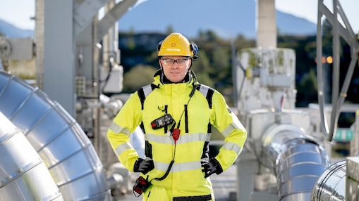 Bård Dyrnes, anleggssjef på Nyhamna