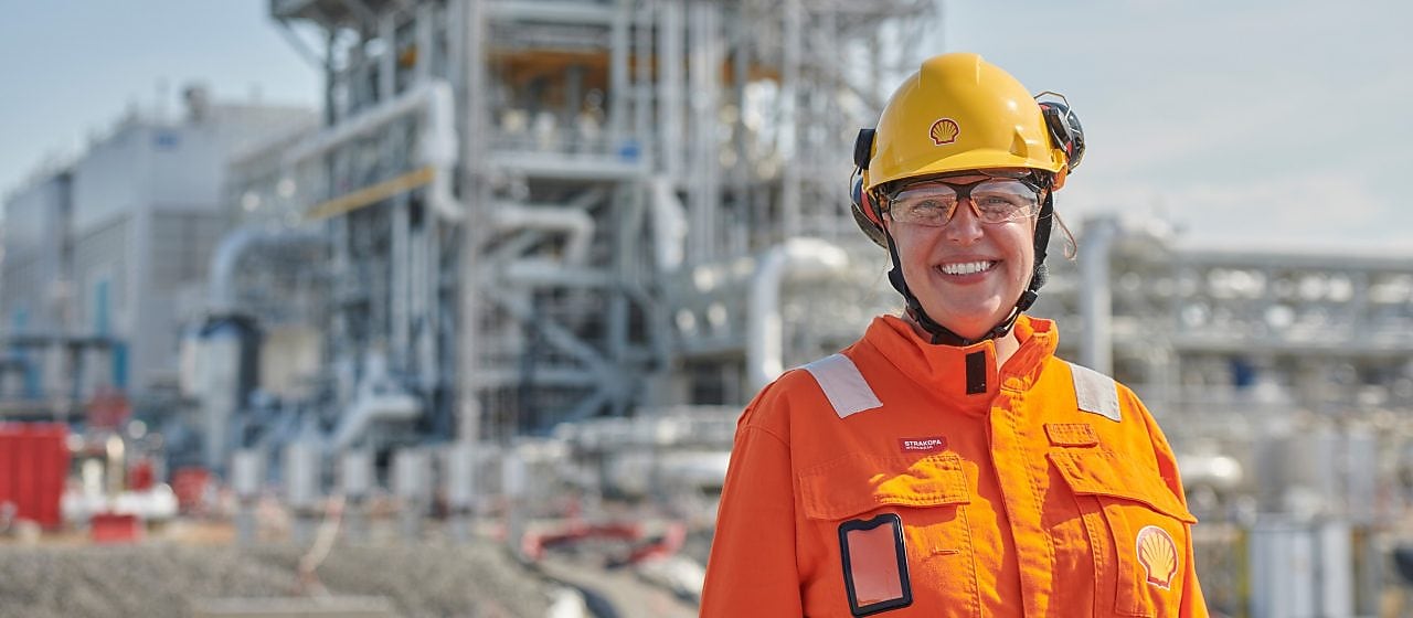 kvinne, anlegg, industri