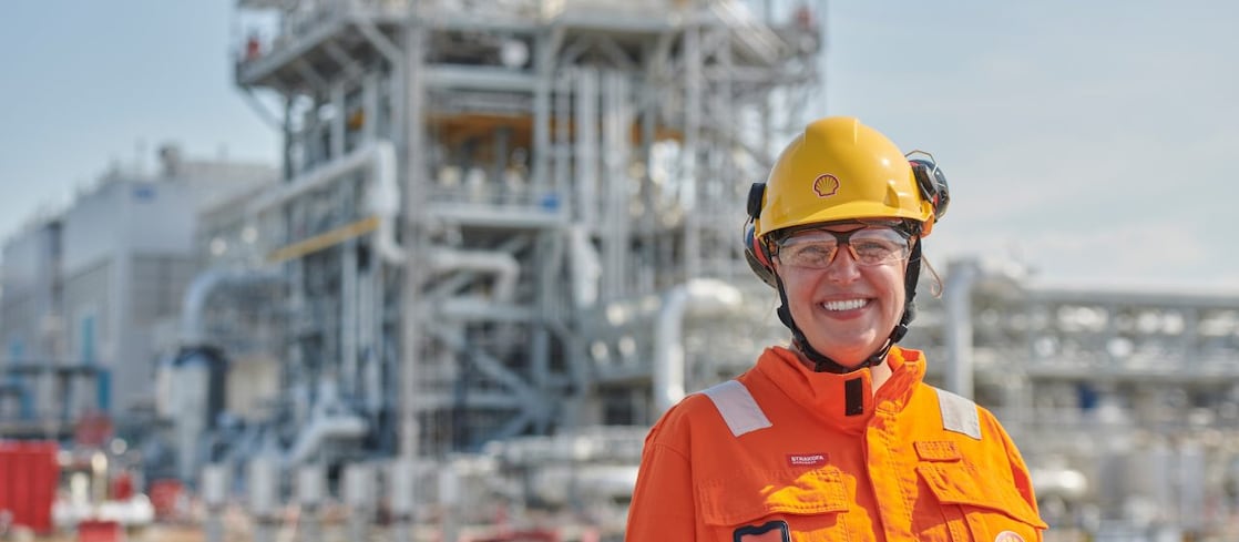 kvinne, anlegg, industri