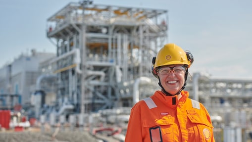 kvinne, anlegg, industri