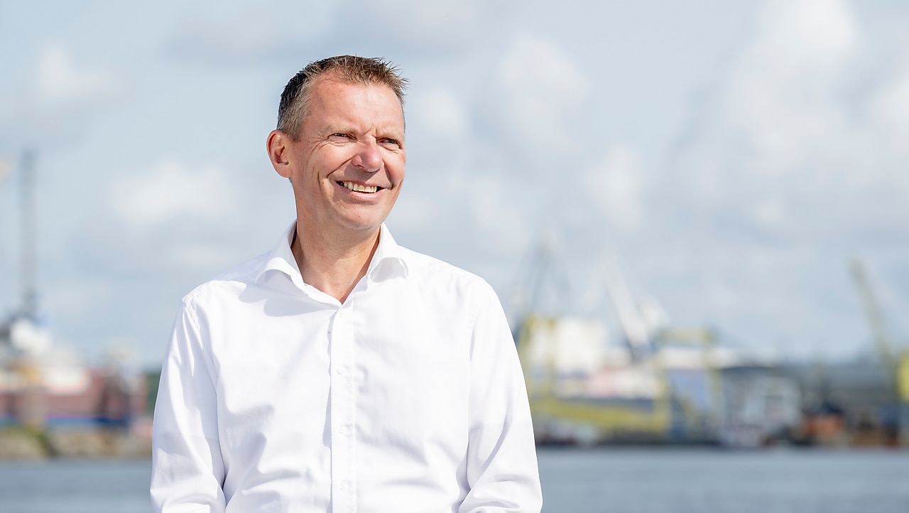 Portrett av Hadle Vaage som har jobbet i Norske Shell i mer enn 18 år.