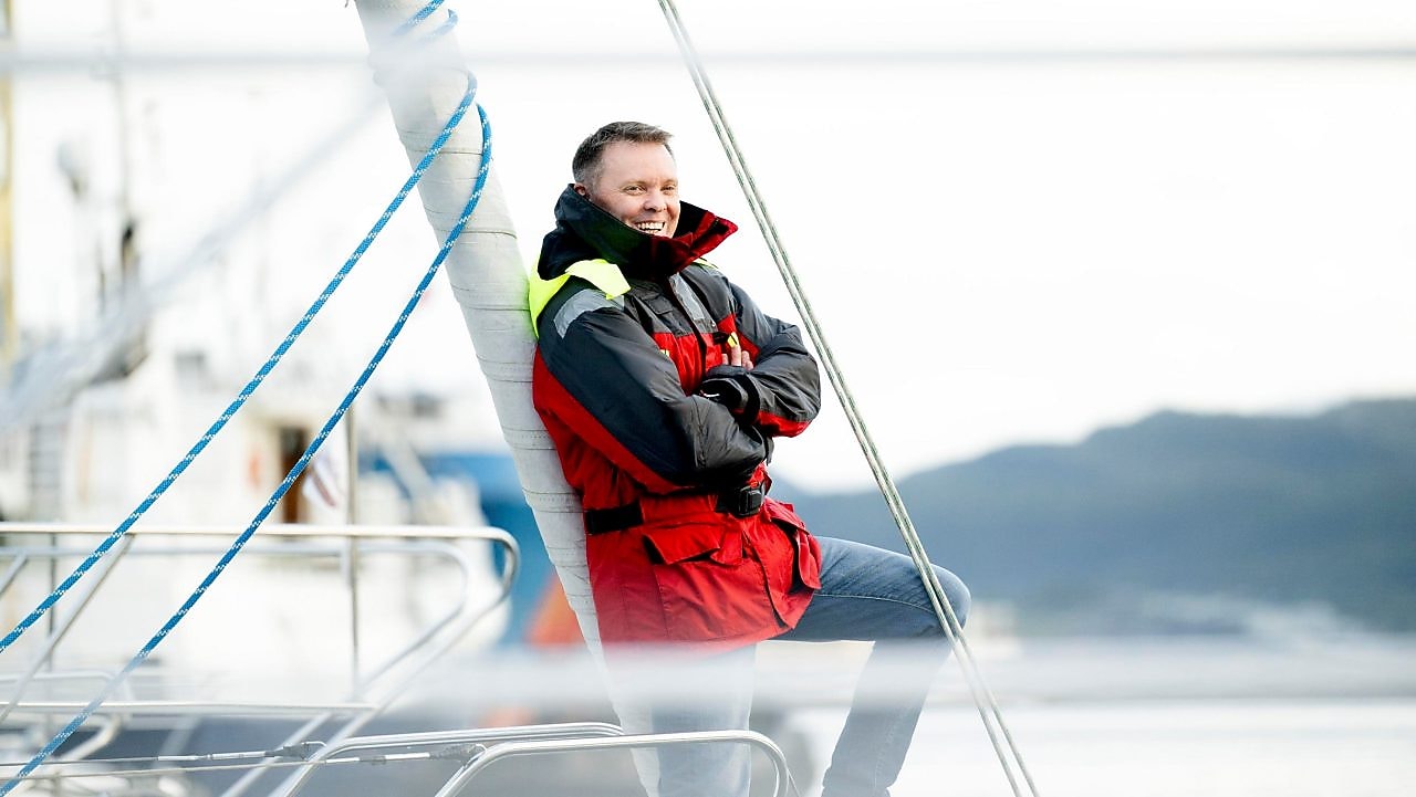 Portrett av Bård Dyrnes som er anleggssjef på Nyhamna Gassanlegg