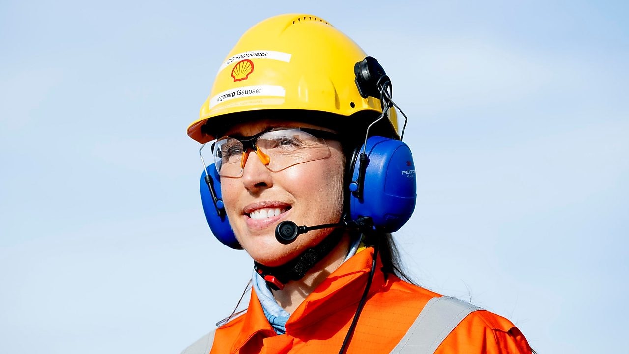 Portrett av Ingeborg Gaupset som er senior tekniker på Nyhamna gassanlegg.
