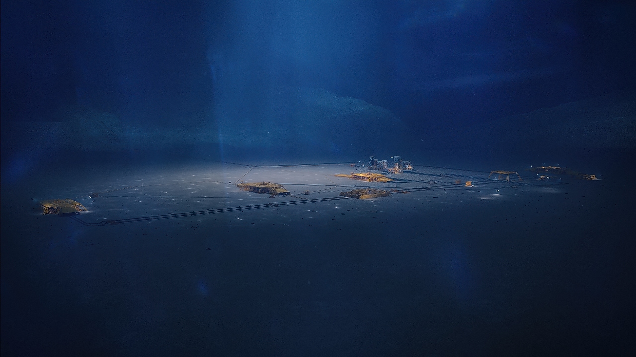 Ormen Lange er bygget ut uten plattform.