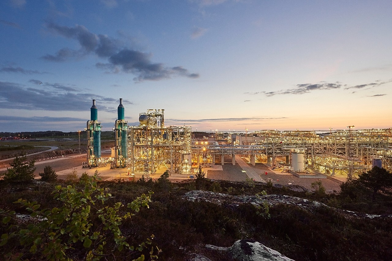 Oversiktsbilder av Nyhamna-anlegget