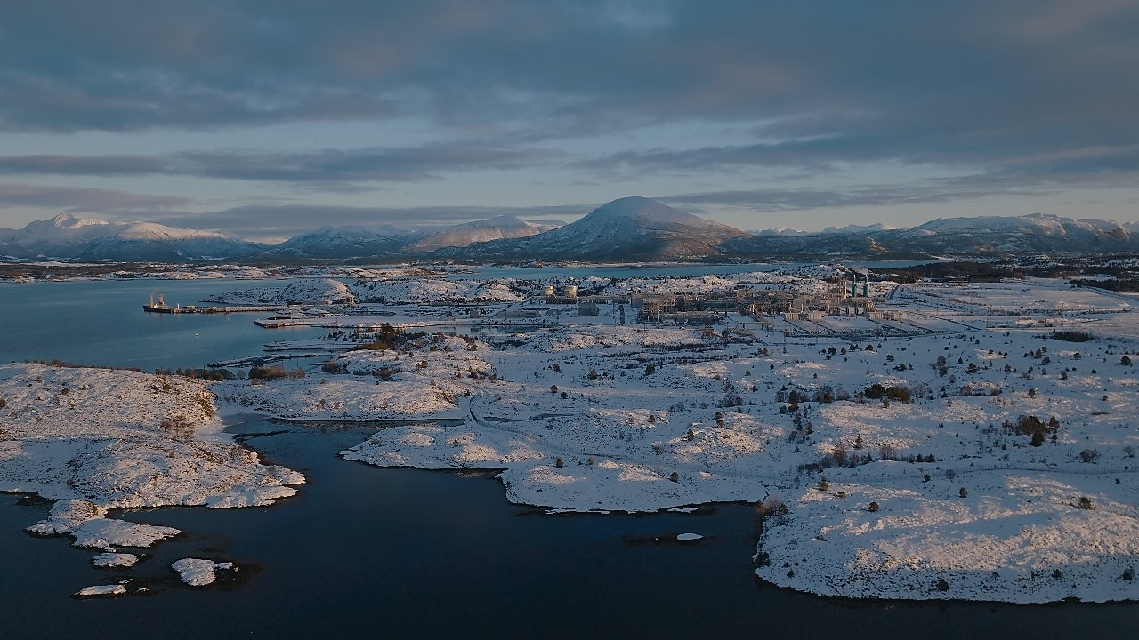 Oversiktsbilder av Nyhamna-anlegget