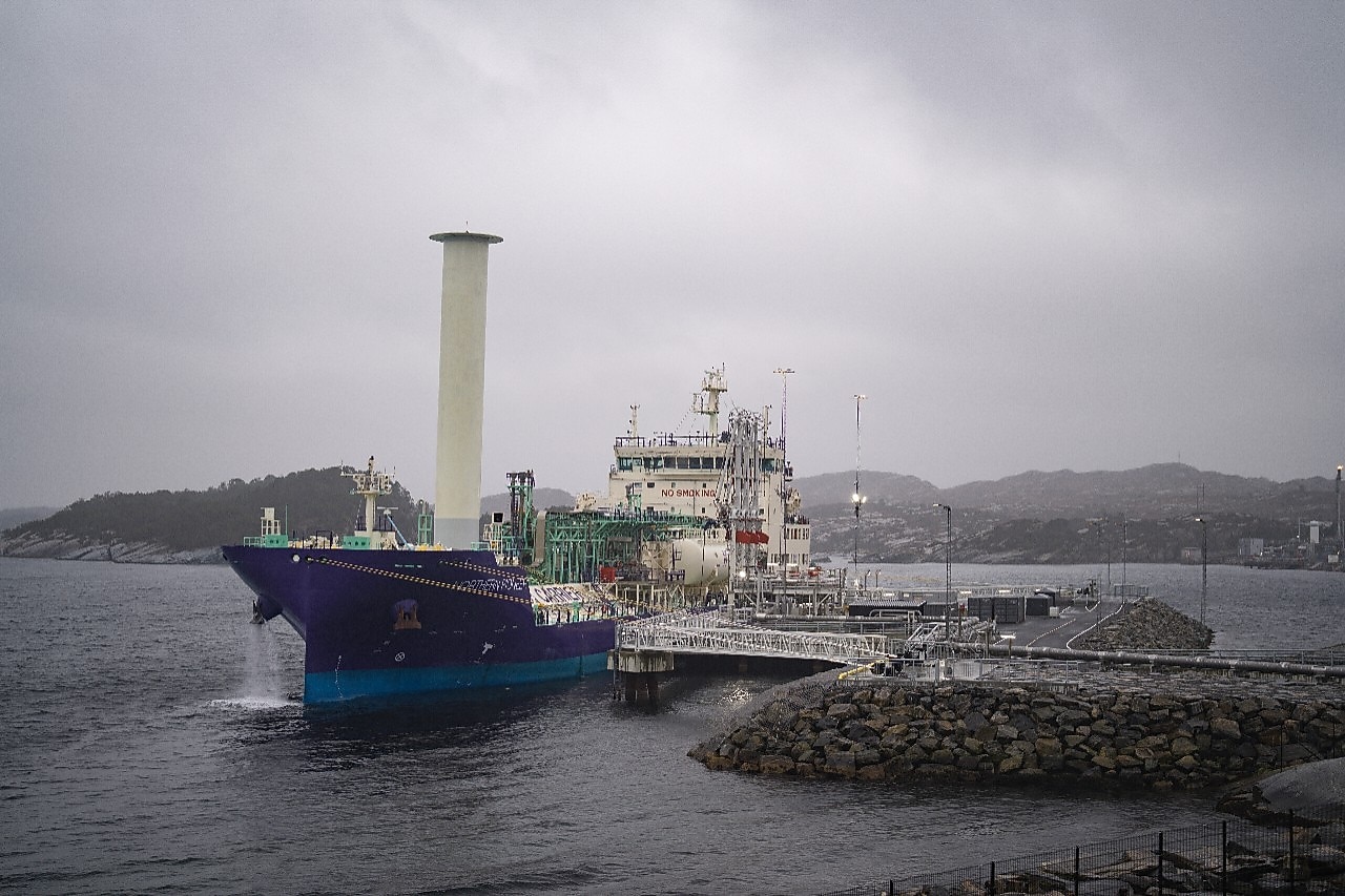 Prosesseringsanlegget på Nyhamna er blant Norges viktigste knutepunkt for naturgass.
