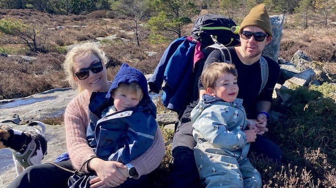 Mari og familien