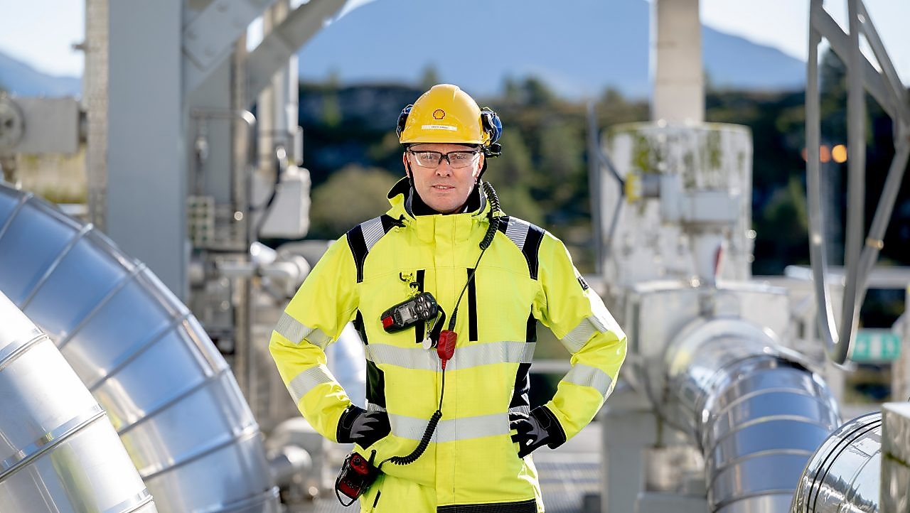 Bård er anleggsjef ved Nyhamna, som tar imot gass fra flere felt i Norskehavet for prosessering og eksport til Europa.