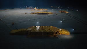 View of some of the subsea templates at the Ormen Lange field