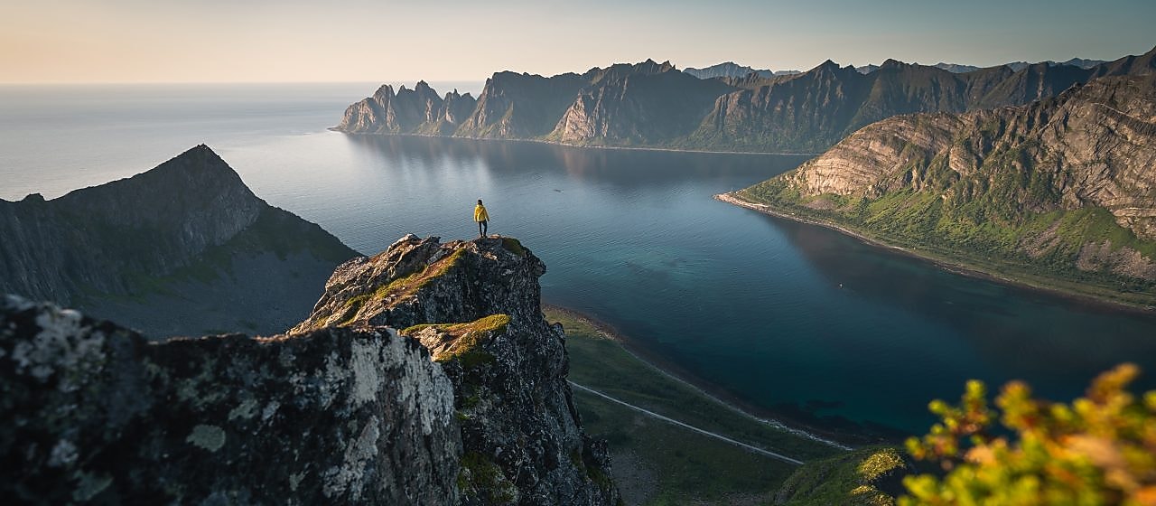Utsikt, natur, fjell, himmel