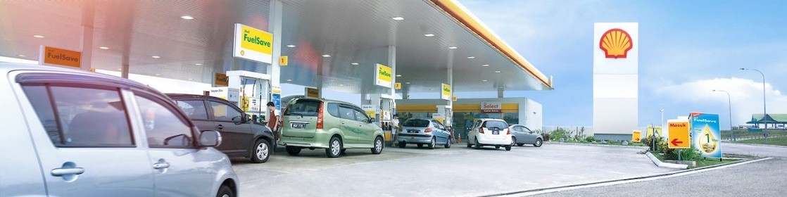 Shell stasjon med FuelSave drivstoff